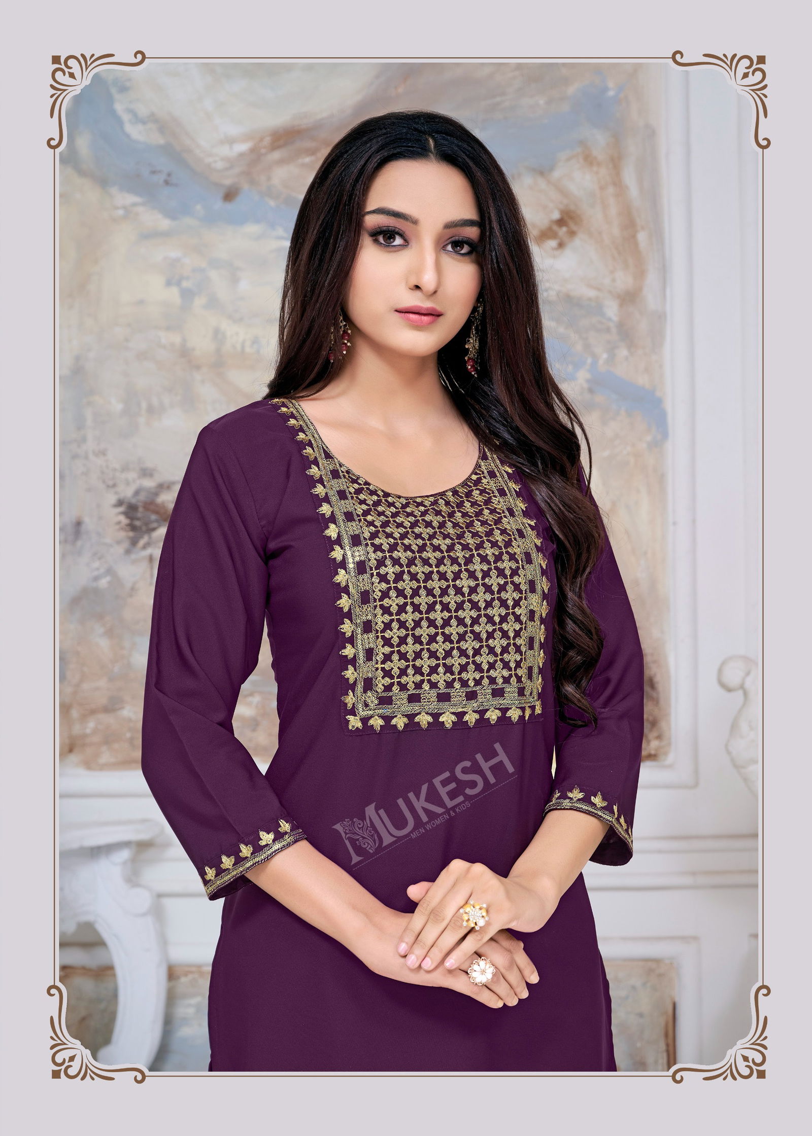 Ankita By Banwery Rayon Embroidery Kurti Wholesale Clothing Suppliers In India
